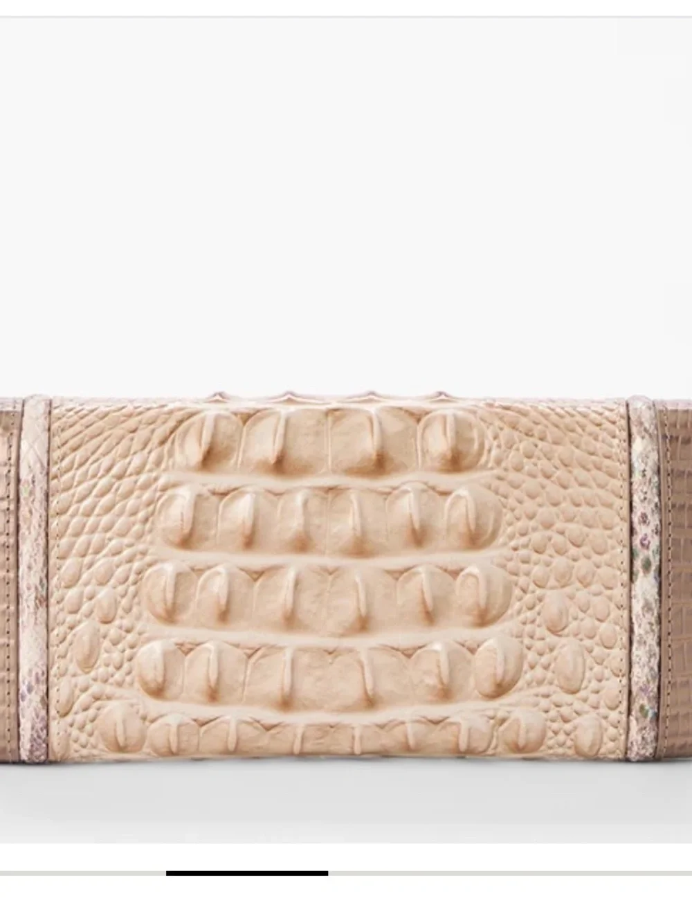 Brahmin Veronica Envelope-Style Snap Wallet in Neutral Beige